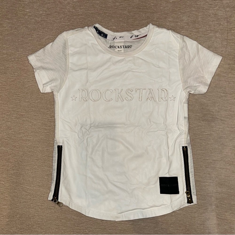 Kids Rockstar Top with Zipper Accents - Size 6